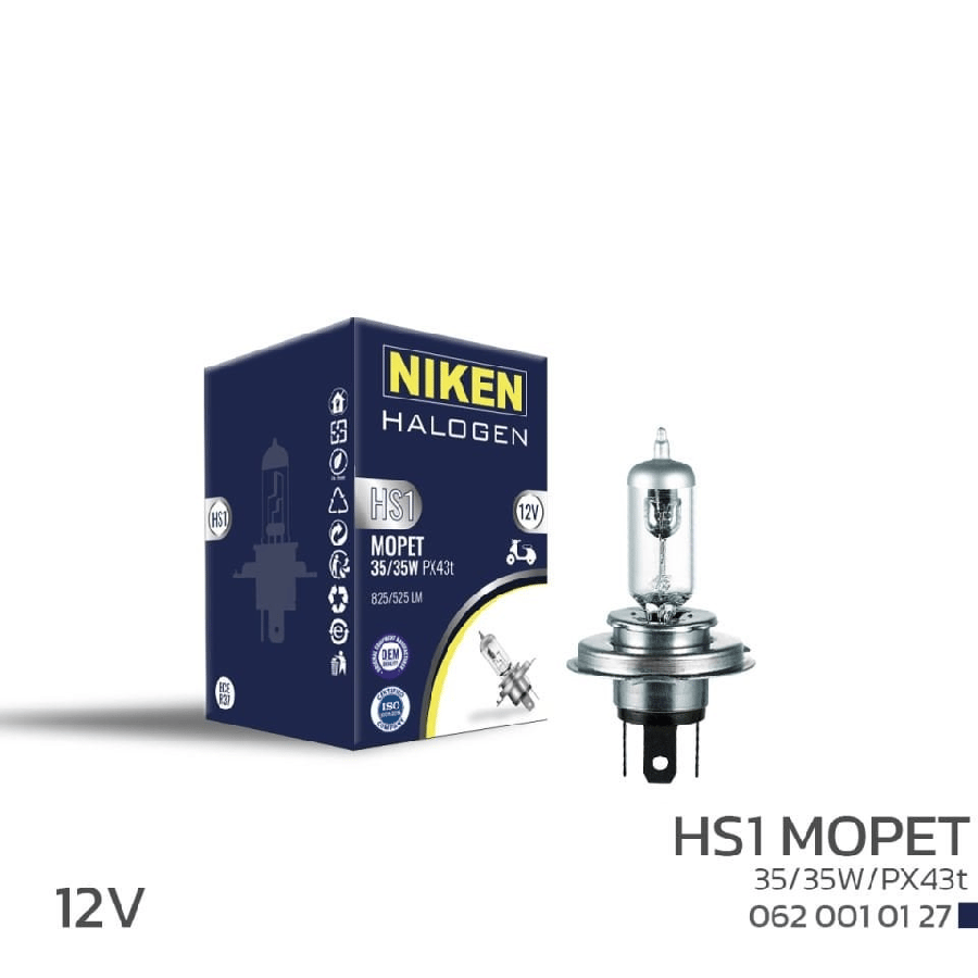 AMPUL HS1 12V 35/35W P43T MOTORSIKLET