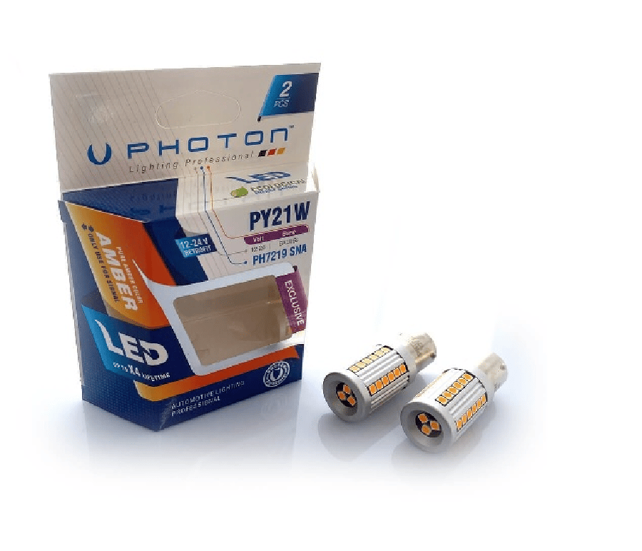 AMPUL P21W 93 AMBER SINYAL LED SET