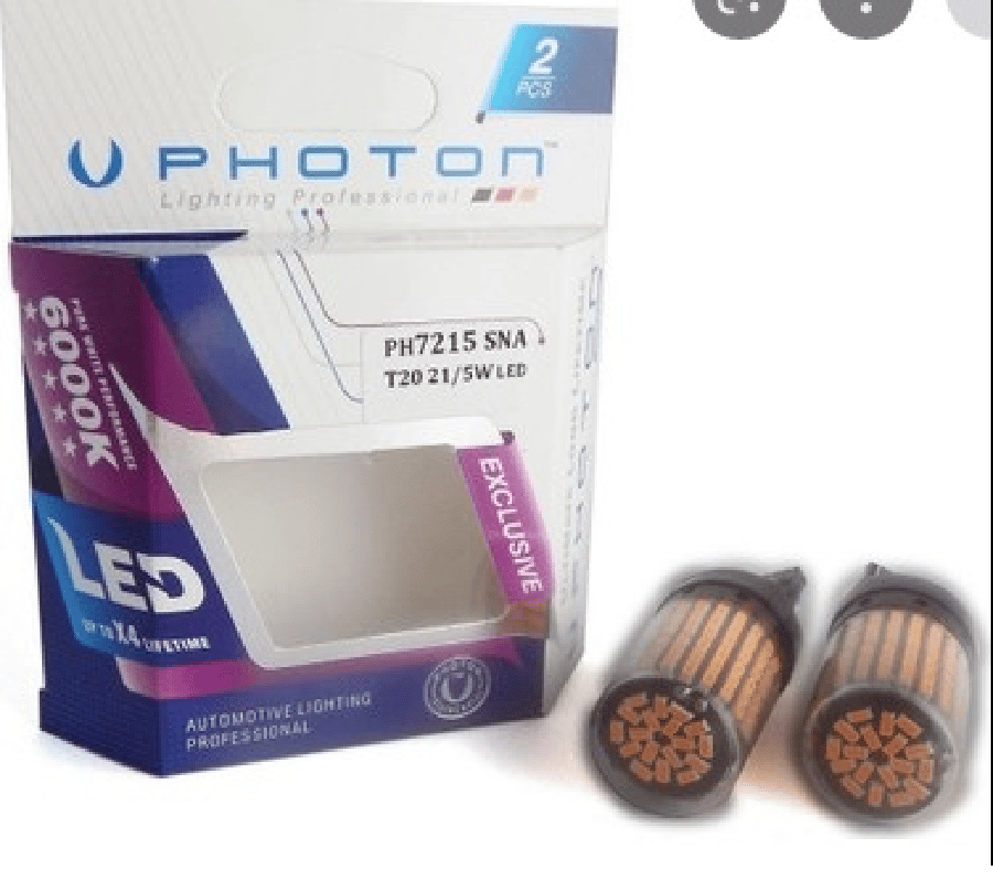 AMPUL T20 21/5W AMBER SINYAL LED SET