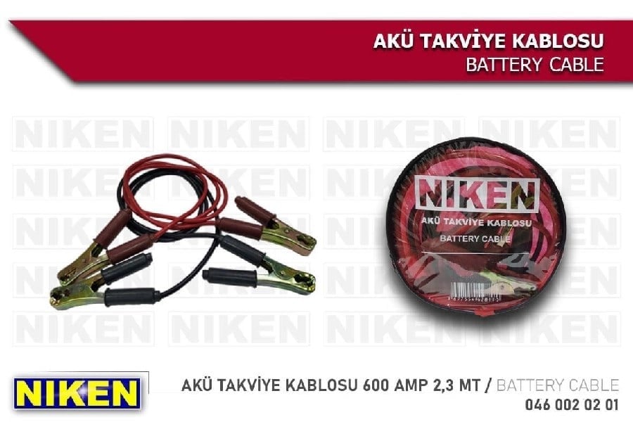 Aku Takviye Kablosu 600 Amp 23 Mt