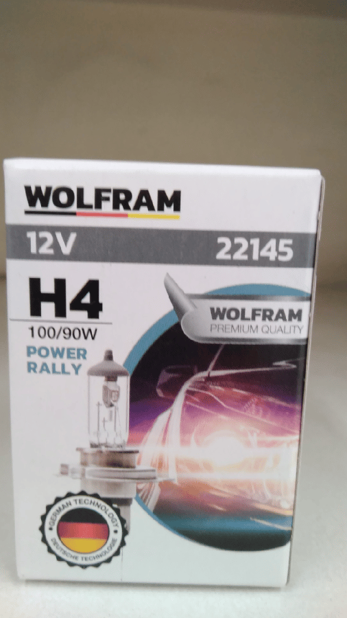 Ampul 12V H4 100/90W P43t Standart Isik Tirnakli  P43t