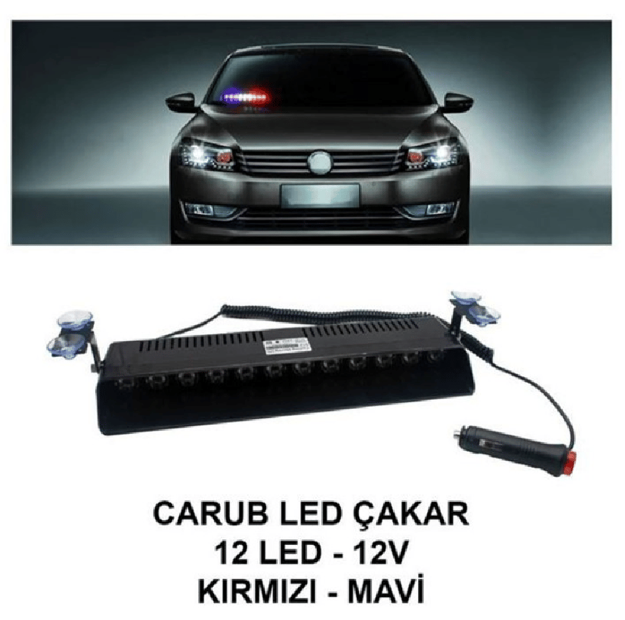 CAKAR LAMBA ARAC ICI CAM VANTUZLU KIRMIZIMAVI