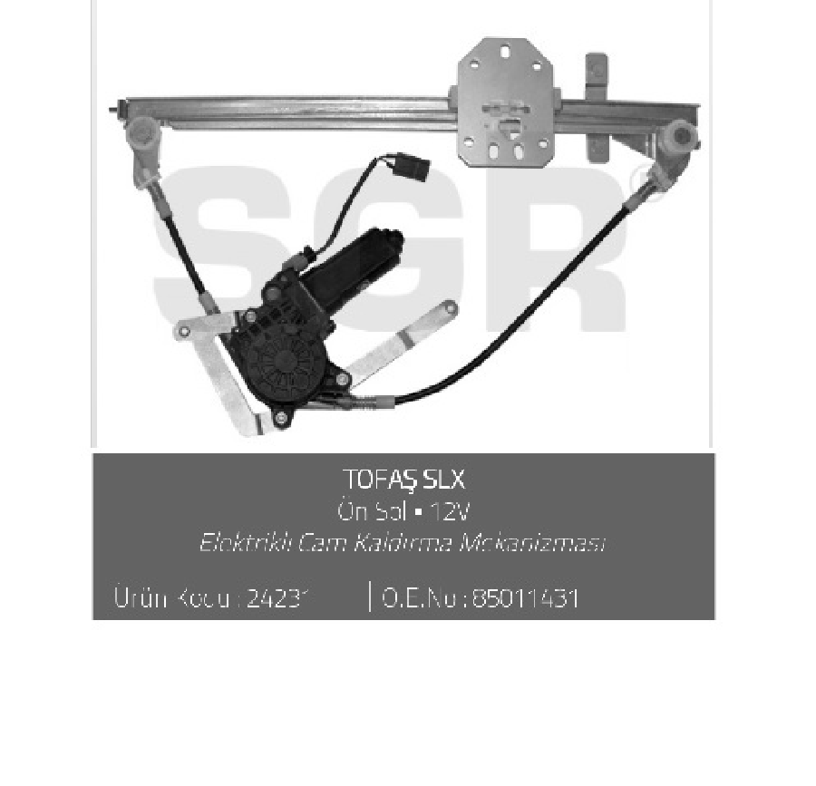 CAM KRIKOSU ELEKTRIKLI ON SOL>DOGAN SLX 85011431