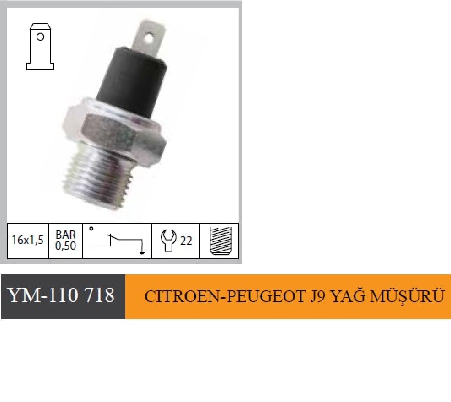 CITROEN/SKODA/PEUGEOT 9 YAG MUSURU  113114 113145 91040130 91521113 9152111480