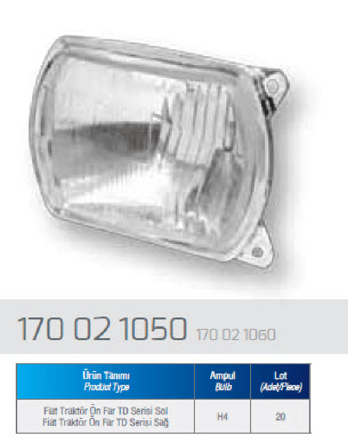 FAR SOL > NEW HOLLAND TT/TD SERISI