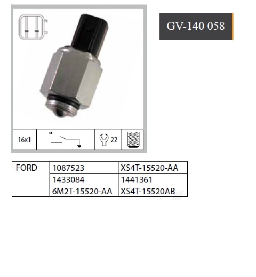 FORD FOCUS Cmax GERI VITES MUSURU  1805255 1227274 1406051 1444282 3S7T15520AB 6M2T15520BA CM5T15520BA