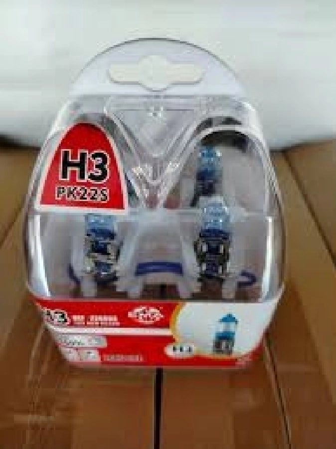 H3 12V 55W + %150 Halogen (2AD) Ampul Beyaz Isik