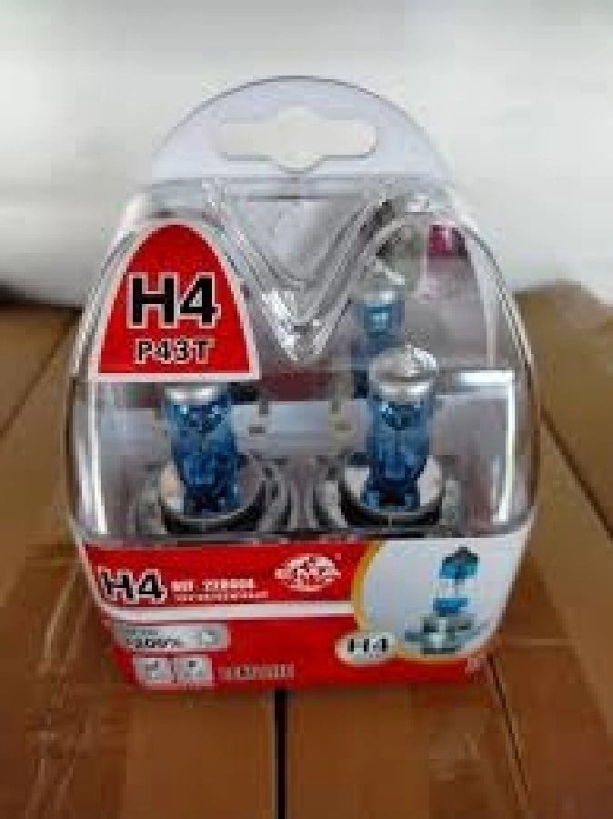 H4 12V 60/55W + %200 Halogen Ampul Beyaz Isik