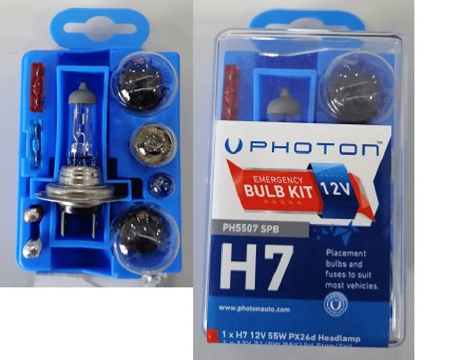 H7 12V YEDEK AMPUL VE SIGORTA KITI