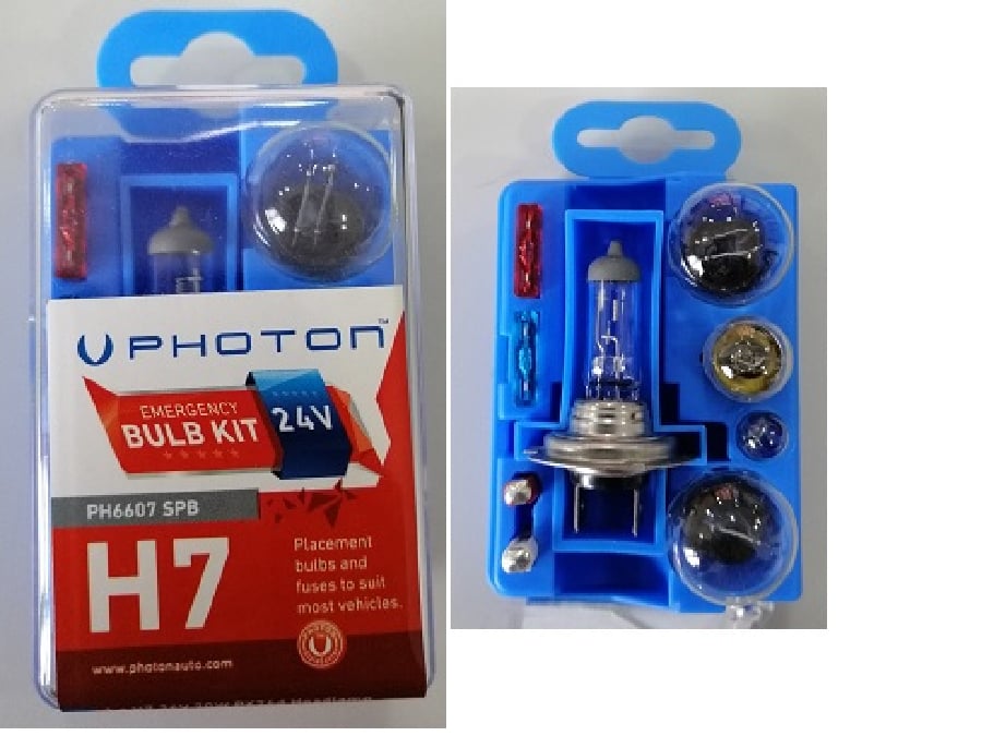 H7 24V YEDEK AMPUL VE SIGORTA KITI