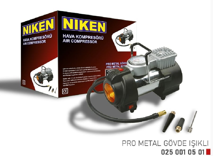 HAVA KOMPRESORU SARI METAL GOVDE ISIKLI