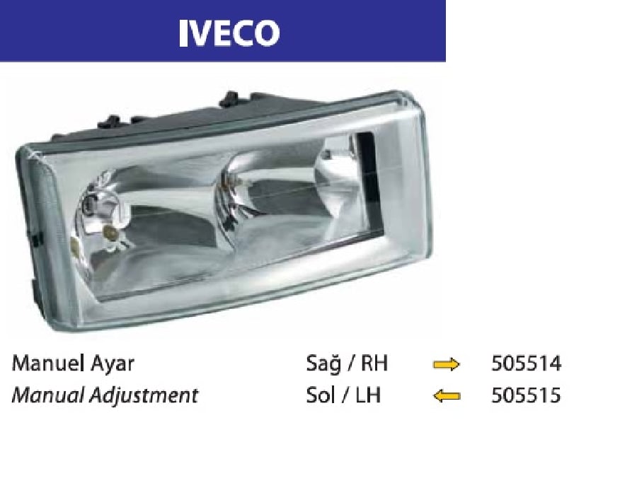 IVECO DAILY FAR SOL MOTORSUZ ( 20022007 )