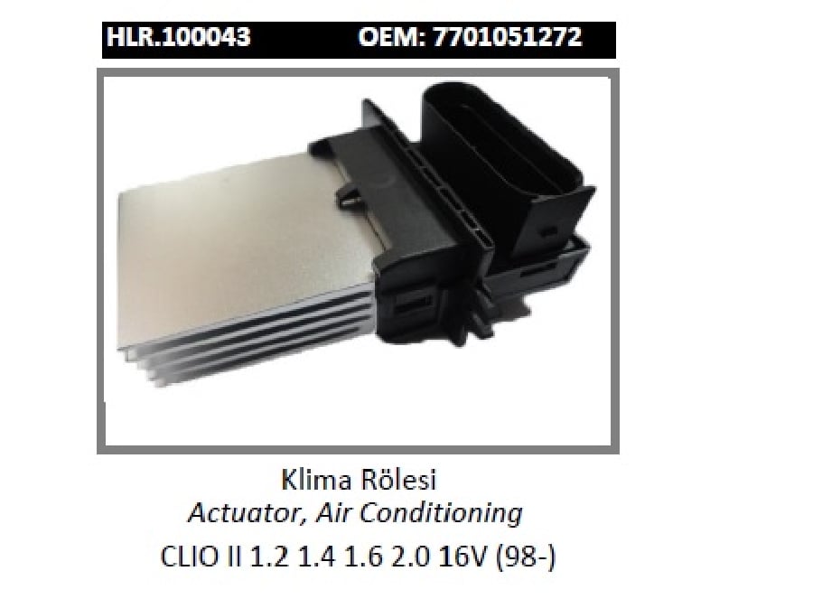 Klima Rolesi  > Clio Ii 12141620 16V 98 7701051272