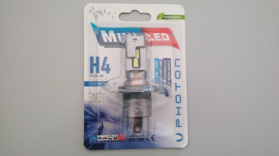 Led Far Ampulu (ADET) Mini H4 1224V Compact Led (TEKLI BLISTER)