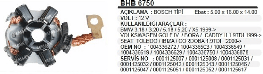 MARS KOMUR YUV  BOSCH TIPI BMW 318/32/518/520/X5 1999>(BSX 220221)