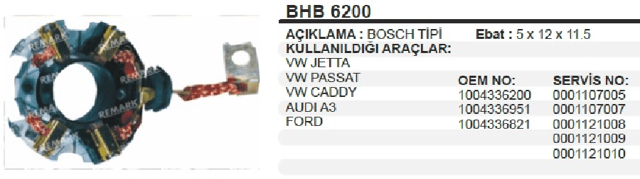 MARS KOMUR YUV > JETTAPASSATCADDY/AUDI A3/FORD CITBERLINGO 19D/JUMPY 19D/PARTNER 19D