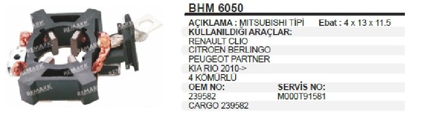 MARS KOMUR YUV CIVATA YERI 4mm > CLIO/PARTNER/BERLINGO