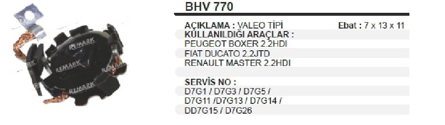 MARS KOMUR YUV OMYUVA VALEO D7G DUCATO/BOXER/MASTER 22
