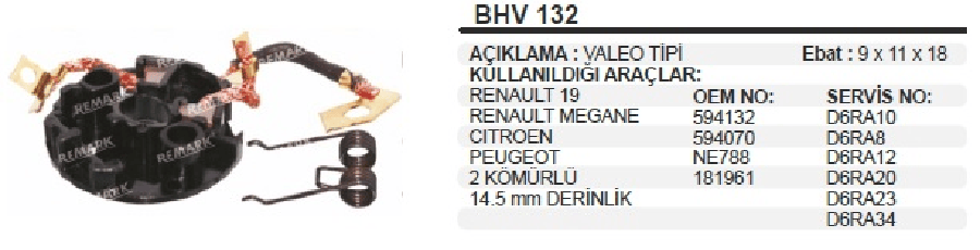 MARS KOMUR YUV2KLU SANZULI>REN19 MEGANE/OPEL/CITROENSAXO/PEUGEOT D6RA 56121618204561