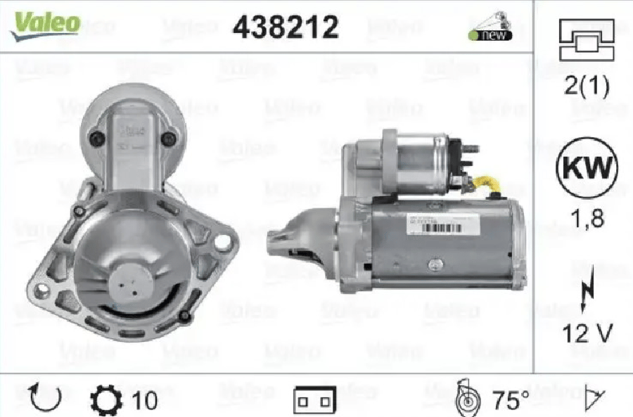 MARS MOTORU 12V 18KW 10D VALEO TIPI   ASTRA H 13CDTI COMBO 13CDTICORSA C 13CDTICORSA D 13CDTI MULTIJET ( GUCLENDIRILMIS ) STARTER UCU CIVATALI