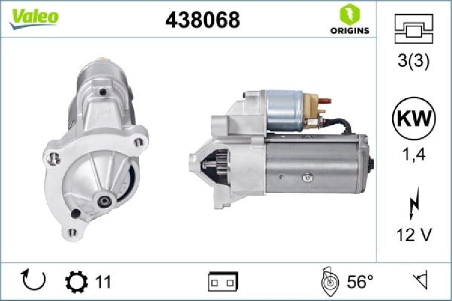 Mars Motoru 12V 11 Dis 14KW Berlingo P206 P306 P307 Partner P306 P406 P607 DW8 / DW8B / DW10TD Exp