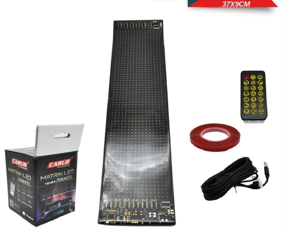 Matrix Panel Led 37X9CM Uk Tlfuygulamali