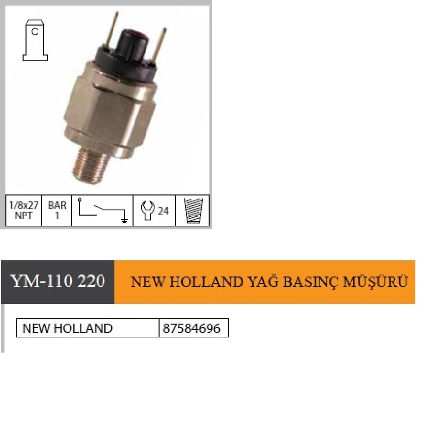 NEW HOLLAND YAG MUSURU  87584696 5097694 47579701 YP87584696