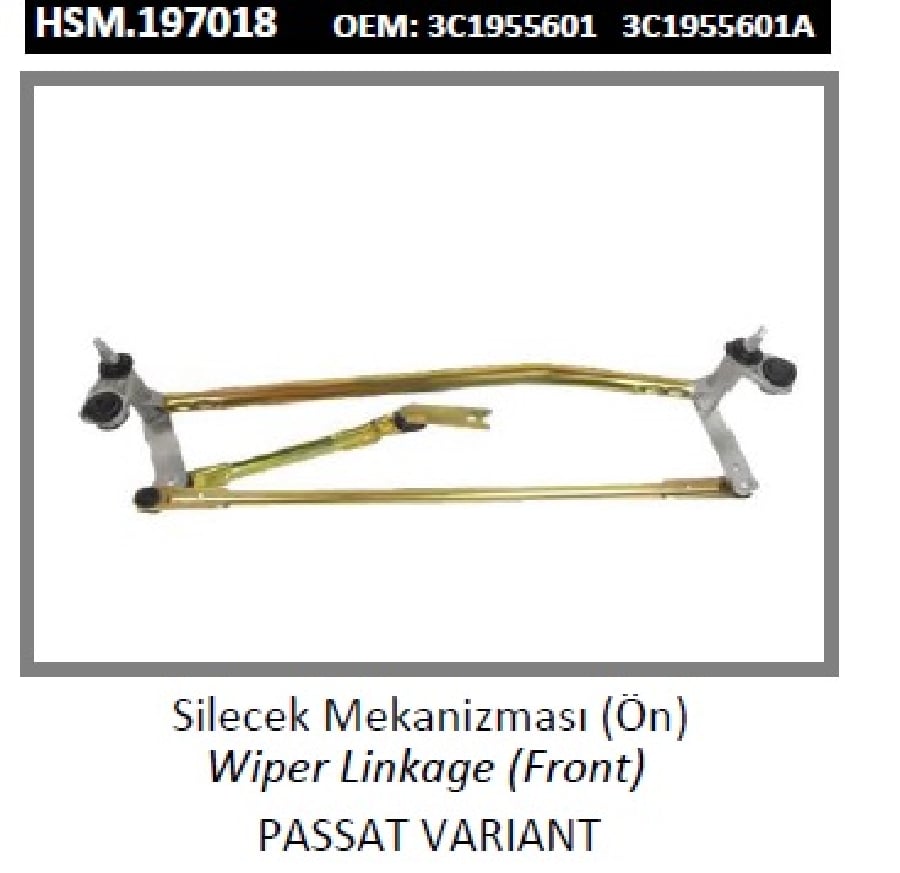 ON CAM SILECEK MEKANIZMASI > PASSAT VARIANT  3C1955601