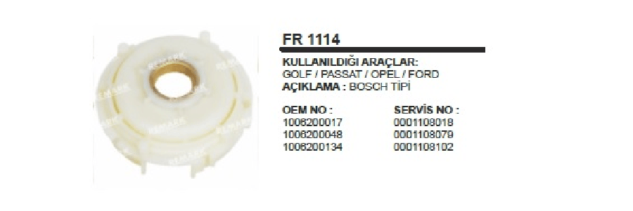 REDIKTOR FIBERI GOLF/PASSAT/OPEL/FORD