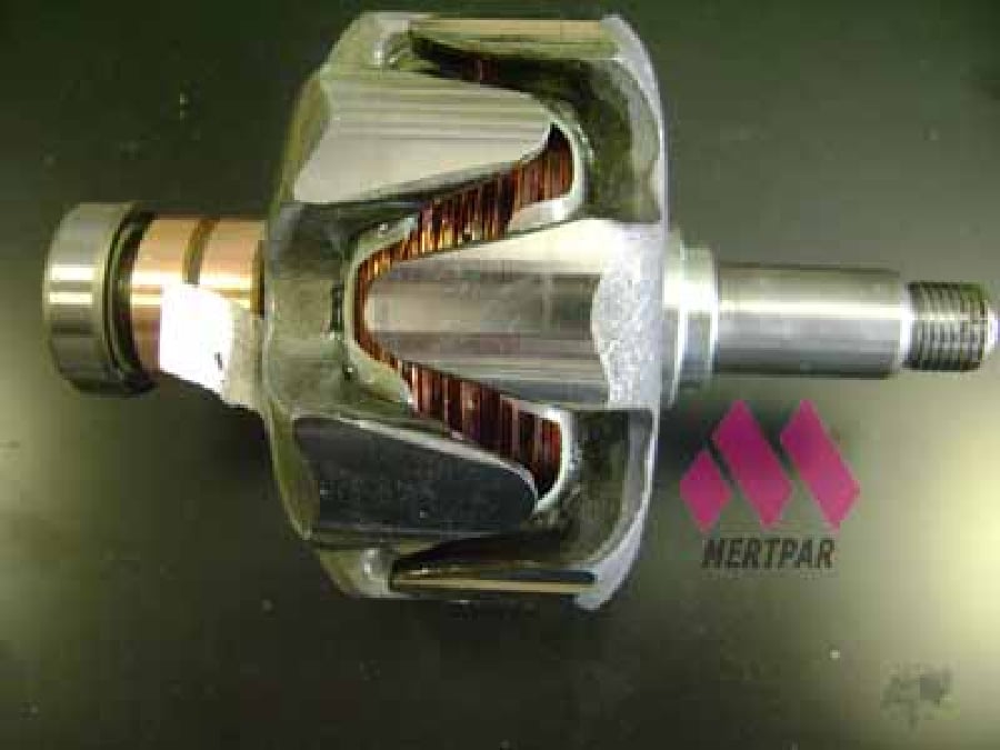 ROTOR 12V 65A>BOY 142mm MURAT SAHIN DOGAN KARTAL TIPO TEMPRA PEUGEOT J9 MAGIRUS DODGE PD100950LEYLAND TM30140150 MF 240285/STEYR TRAKTOR FORD CARGO/RENAULT 19 KLIMALI