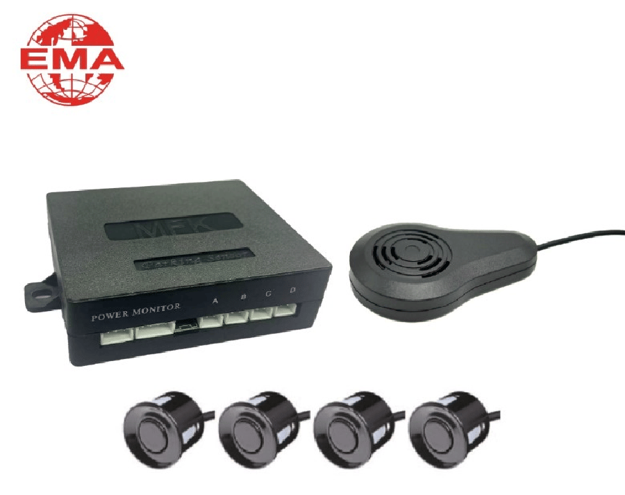 SENSOR GERI VITES PARK SES IKAZLI 4 GOZLU SIYAH 18mm *** POLIFONIK YUKSEK SESLI ***