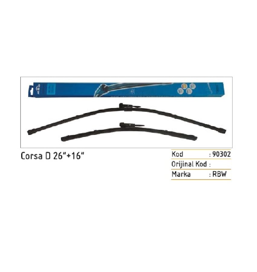 SILGI PALETI (2AD) 650 & 410mm MUZ2 >  CORSA D (2006>)