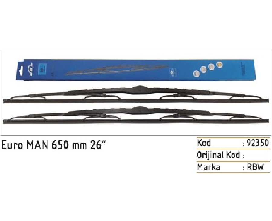 SILGI PALETI (2AD) 650mm GRAFITLI2 > EURO MAN PRO EM KANCALI