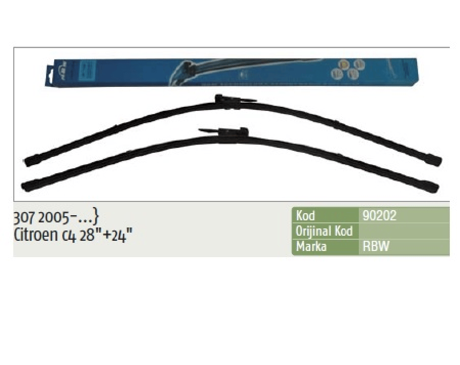 SILGI PALETI (2AD) 700 & 600mm MUZ2 >  PEUGEOT: 307 CC (20032005) CITROËN: C4 COUPE (20042010)  C4 HB (20042009) 
 FORD: CMAX (2010>)  GRAND CMAX (2010>) (APARAT 15mm)