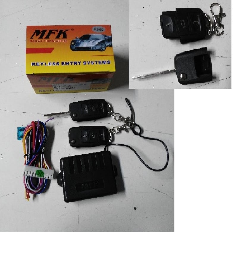 UZAKTAN KUMANDA MOD AC/KAPA SUSTALI 12V (KC)**UZUN KABLOFLASORBAGAJ *** ORTADAN AYRILABILEN KOLAY IMMOBILIZER DEGISIMLI KUMANDA ***