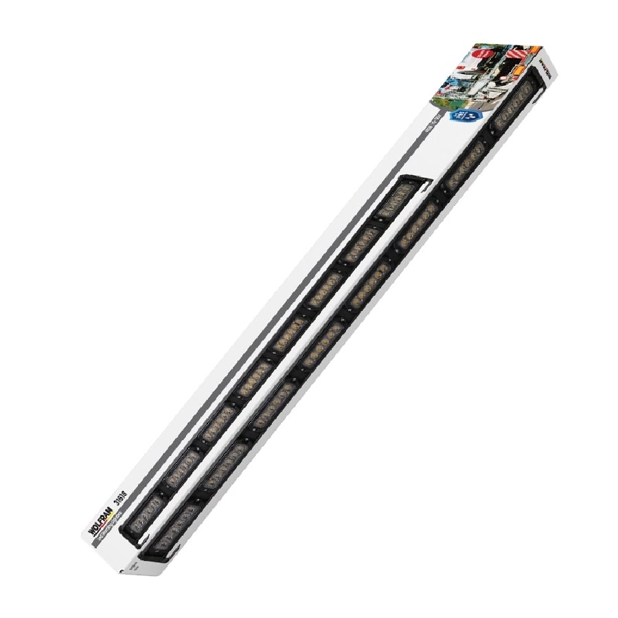 YUVARLAK LED IKAZ ISIGI 14 FONKSIYON E BELGELI 118CM 12/24V 80W E9