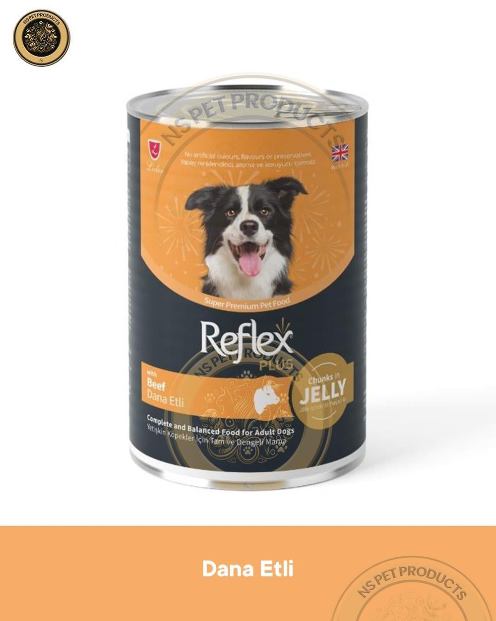 Reflex Plus Jelly Jöle İçinde Et Parçacıklı Dana Etli Yetişkin Köpek Konserve Maması 400 gr