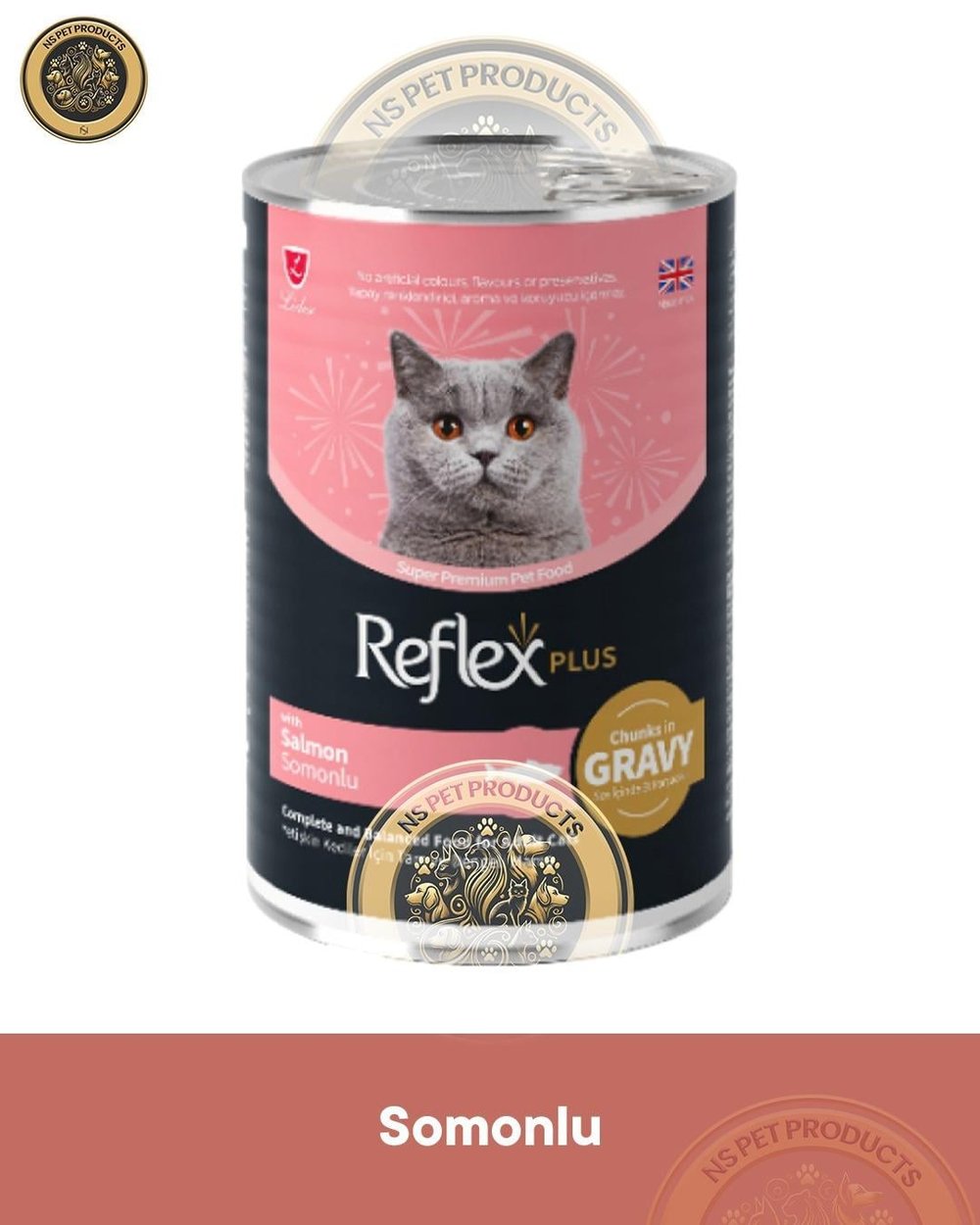  Reflex Plus Pate Somonlu Yetişkin Kedi Maması 400gr
