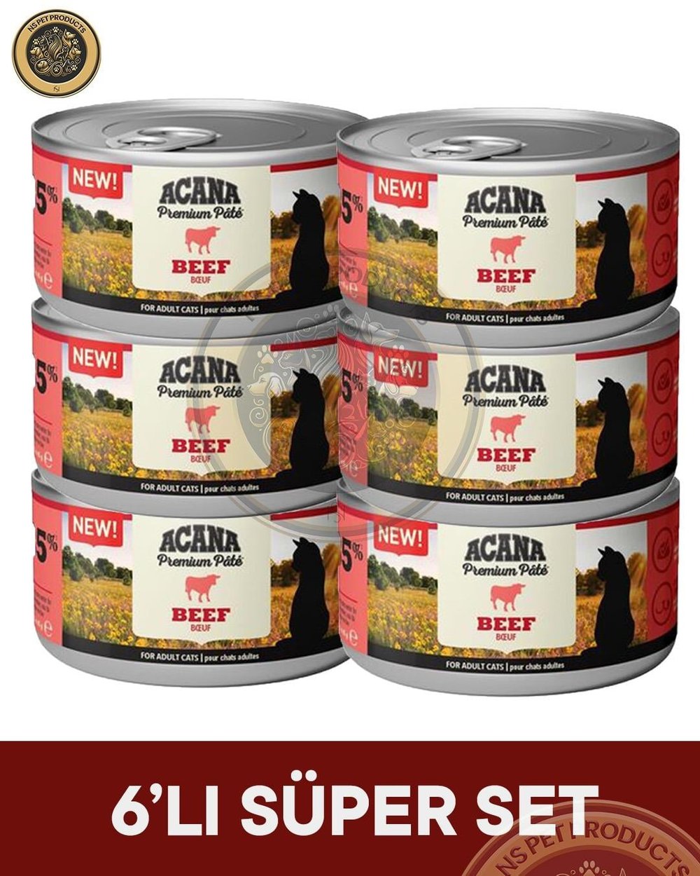 Acana Beef Cat Canned 6x85 gr