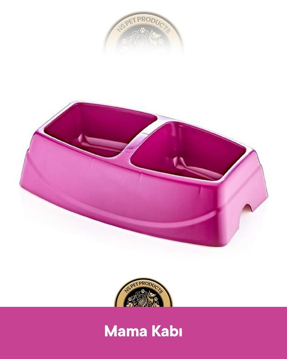 BÜYÜK 2 BÖLMELİ MAMA KABI 2X400ML