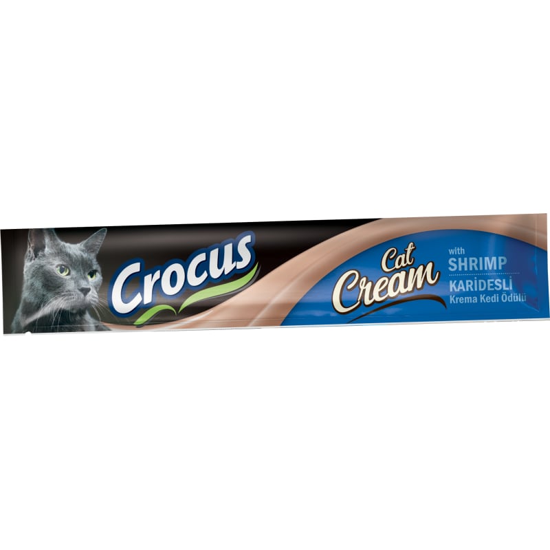 CROCUS KEDİ KREMASI KARİDESLİ TEKLİ 15GR