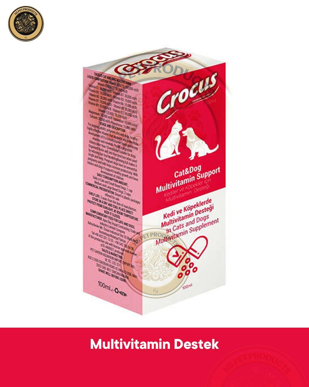 Crocus Kedi&köpek Multivitamin Destek 100ml