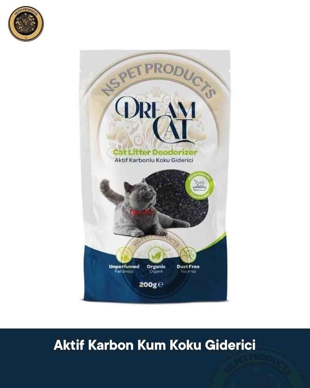 Dream Cat Aktif Karbonlu Kum Koku Giderici