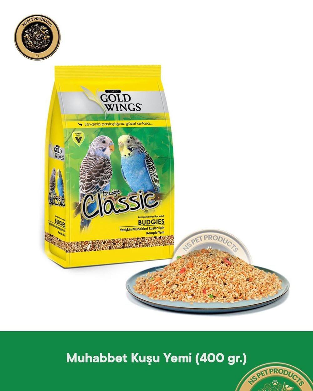 GWC Muhabbet Kuşu Yemi 400 Gram