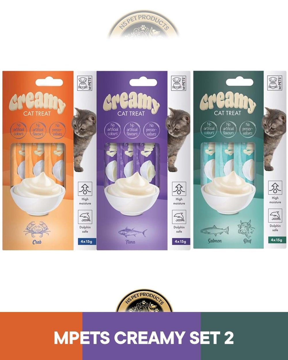 M-Pets Creamy 2 4x15 gr