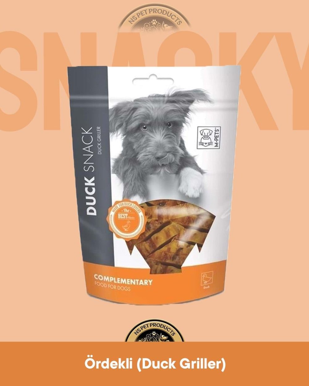 M-Pets Duck Griller - Ördekli Köpek Ödül Maması 80 gr