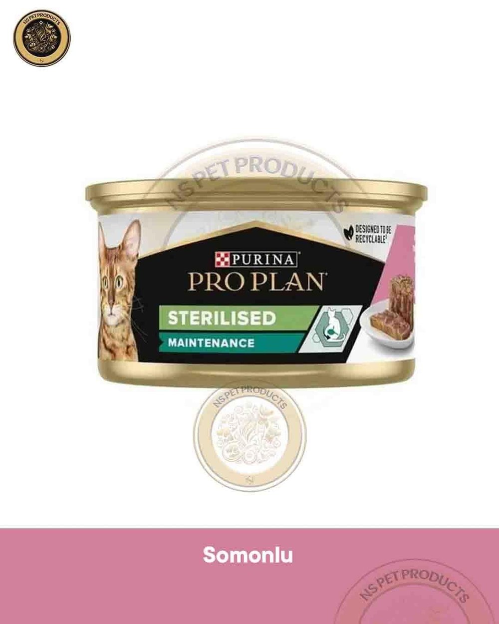 Proplan Ton Balıklı Ve Somonlu Kısırlaştırılmış Kedi Konservesi 85 gr