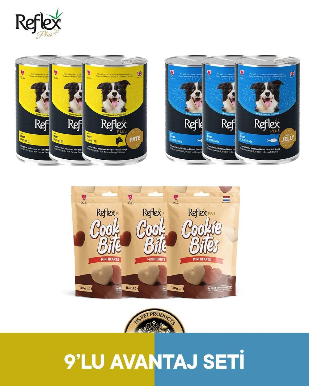 Reflex Plus Köpek Maması 9'lu Avantaj Set