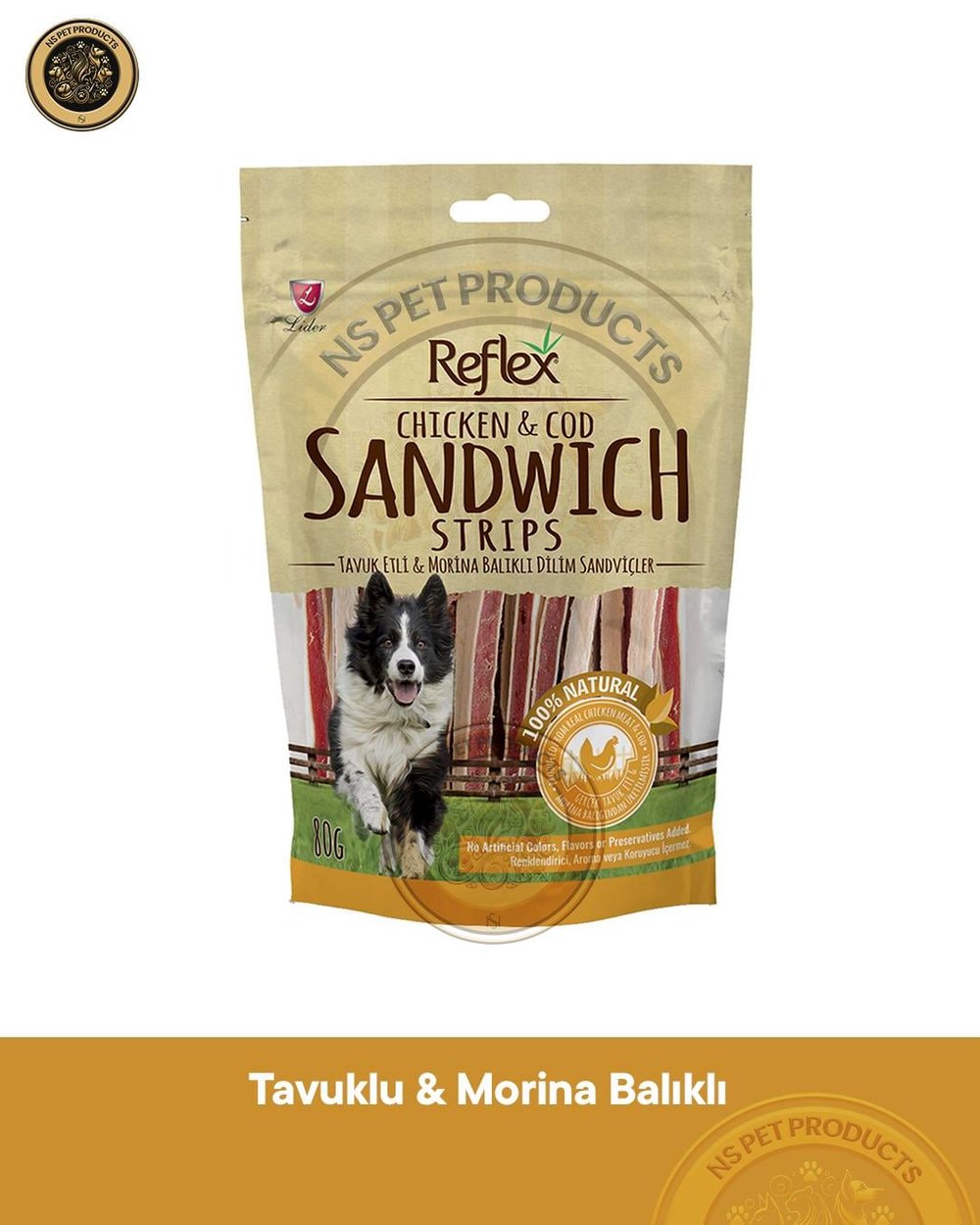Reflex Tavuk Sandviç Çubuk 80 Gram 