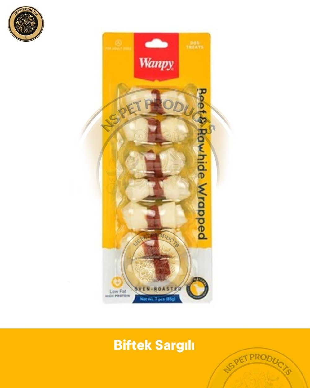 Wanpy Biftek Sargılı 85 gram köpek ödülü